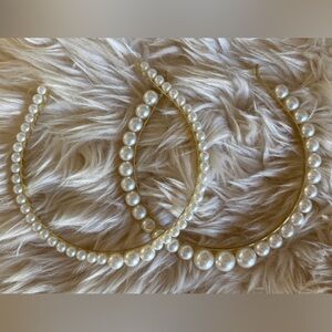 set of pearl headbands